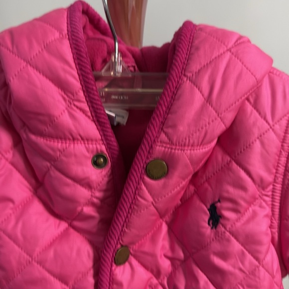 Ralph Lauren Pink Quilted Snowsuit - Picture 2 of 7
